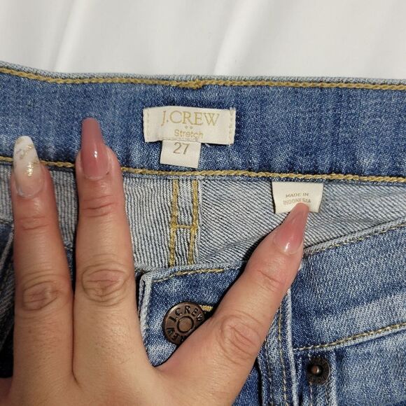 J. Crew distressed skinny jeans   - Picture 11 of 12
